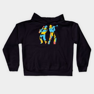 Sax and Trumpet Musicians Kids Hoodie